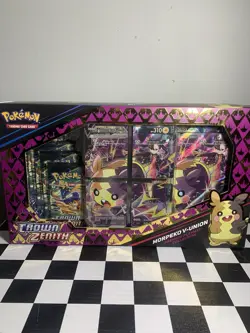 Pokemon TCG: Crown Zenith Premium Playmat Collection - Morpeko V-UNION Brand NEW 820650851810 - Image 1