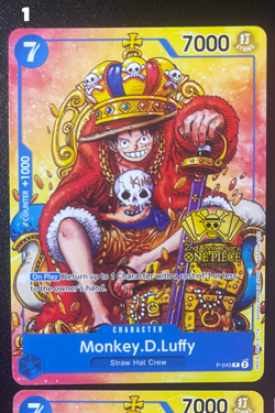LOT OF 4 Monkey.D.Luffy (2nd Anniversary Stamped Promo) P-043 One Piece NM/LP - Image 3