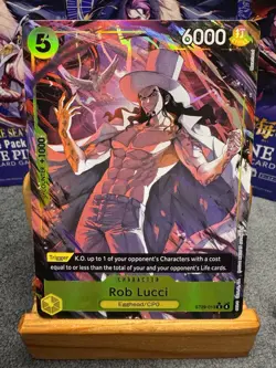 One Piece – Rob Lucci ST29-013 SR Foil | Egghead Starter Deck | English | NM - Image 1