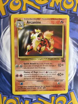 Arcanine 6 - Black Star Promo - Pokemon - MP - Image 1