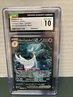 GARDEVOIR EX POKEMON TCG PALDEAN FATES 233/091 SIR CGC 10 GEM MINT - Image 1