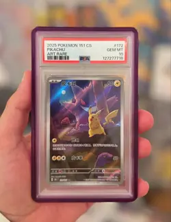 2025 Pokemon TCG Chinese Exclusive Pikachu Gengar 151C 172/151 AR PSA 10 - Image 1