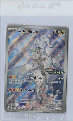 N’s Reshiram 167/159 SV09 Journey Together Stamped Promo Sealed Pokemon - Image 1