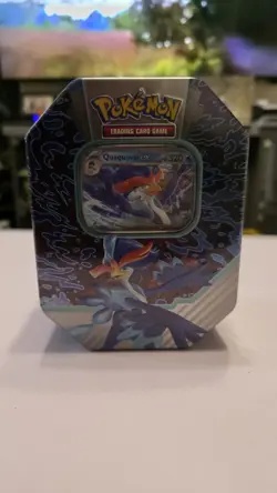 Pokemon TCG Quaquaval EX factory sealed tin - Image 1