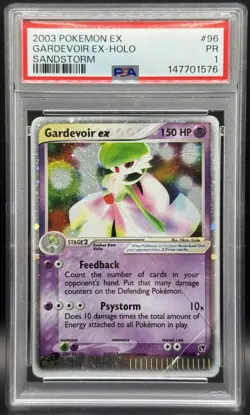 Pokemon TCG PSA 1 Gardevoir ex Holo Sandstorm #96 *LOW POP* - Image 1