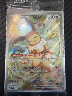 Pokemon Center Exclusive Eevee 173 Stamped Promo Prismatic Evolutions Sealed! - Image 1