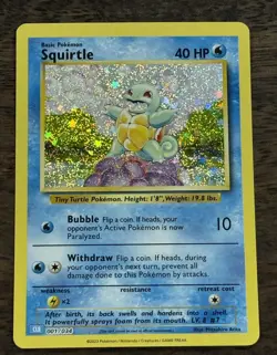 💧 Squirtle 001/034 CLB 💧 Pokemon TCG Classic Collection NM Holo - Image 1
