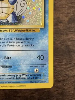 💧 Wartortle 002/034 CLB 💧 Pokemon TCG Classic Collection NM Holo - Image 2