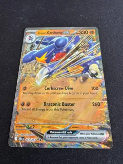 Cynthia's Garchomp EX DOUBLE RARE - POKEMON CARD - Ascended Heroes 111/217 NM - Image 1