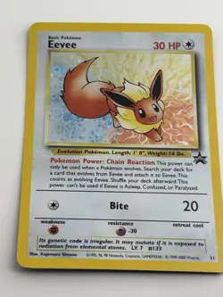 Eevee 11/53 Wotc Black Star Promo Holo Pokemon LP - Image 5