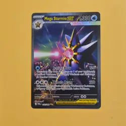 Nintendo Mega Starmie EX 118/088 Foil Water Type 330 HP Pokemon Card English - Image 1