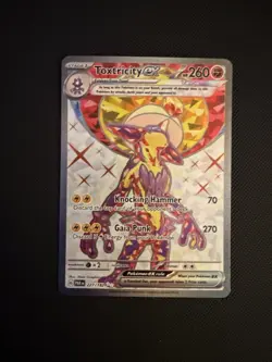 Toxtricity EX 227/182 Sv04: Paradox Rift Holo Ultra Rare Pokemon TCG - Image 1