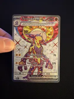 Toxtricity EX 227/182 Sv04: Paradox Rift Holo Ultra Rare Pokemon TCG - Image 2