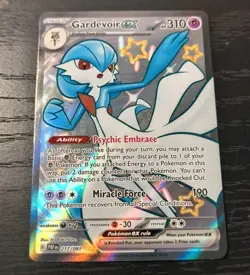 Pokemon Paldean Fates Gardevoir EX Full Art Card 217/091 NM - Image 1