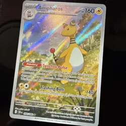 Ampharos 090/086 Illustration Rare Pokemon TCG: Chaos Rising - English NM Fresh - Image 1