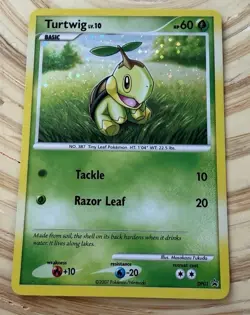 Turtwig DP01 Promo MP Pokemon Card 2007 - Image 1