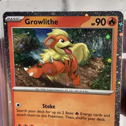 Pokemon TCG Growlithe SVP024 Cosmos Holo Promo ~DOUBLE SWIRL ~ NM/MT Pokemon - Image 3