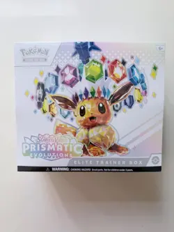 Pokemon TCG Scarlet & Violet Prismatic Evolutions ETB Elite Trainer Box SEALED - Image 1