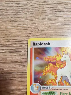 Rapidash 13/112 Holo Rare FireRed & LeafGreen Pokemon Card HOLO SWIRL - Image 4