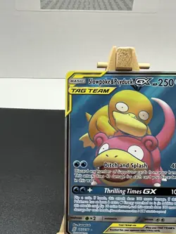 Pokemon Slowpoke & Psyduck GX 217/236 Tag Team Full Art English 2019 - Image 5