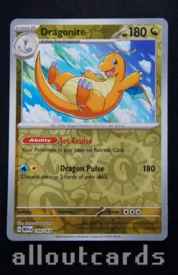 2023 Pokemon 151 Dragonite Reverse Holo 149/165 - Image 1