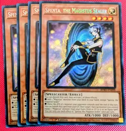 Yugioh Spenta, The Magistus Sealer BPRO-EN098 Secret Rare 1st Ed NM - Image 2