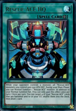 Rescue-ACE HQ - Ultra Rare 1st Edition MP24-EN282 - NM - YuGiOh - Image 1