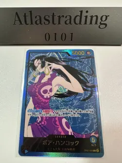 Boa Hancock (Gold Text) OP07-038 L Anime 25th Collection ONE PIECE Card JP Rare - Image 1
