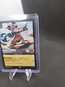 Mickey Mouse-Inspirational Warrior 🔥 foil Disney Lorcana TCG card - Image 4