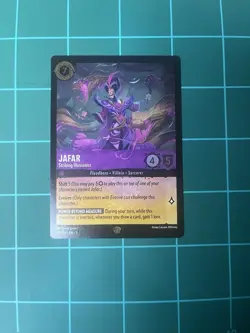 Disney Lorcana Jafar Striking Illusionist 42/204 COLD FOIL NM Into the Inklands - Image 1