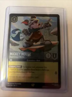Disney Mickey Mouse-Inspirational Warrior Lorcana TCG 200/204 - Foil - Image 1