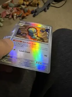 Dundunsparce Prismatic Evolutions Pokeball Holo ERROR CARD - Missing Texture NM - Image 1