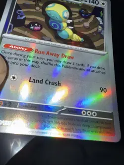Dundunsparce Prismatic Evolutions Pokeball Holo ERROR CARD - Missing Texture NM - Image 3