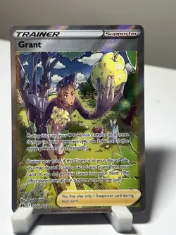 Grant GG62/GG70 Crown Zenith Galarian Gallery NM Full Art Pokemon Card - Image 1