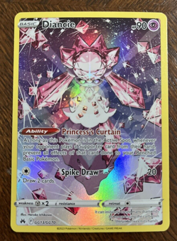 Diancie - GG13/GG70 - Pokemon TCG (Crown Zenith) Galarian Gallery Holo Card NM - Image 1