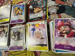 One Piece Card Game Character 200 Bulk Lot +20 R 10L NEAR MINT - Image 1