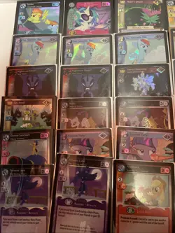 MLP My Little Pony CCG Card Lot 35 Holos LP - Image 2