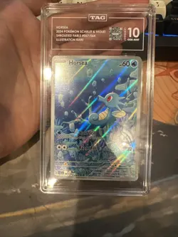 Pokemon TCG Horsea Shrouded Fable Holo Illustration Card 067/064 high rank TAG - Image 1