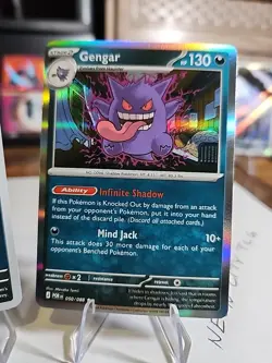 Gengar 050/088 Haunter 049/088 NM Reverse Holo Pokemon Card ME03 Perfect Order - Image 2