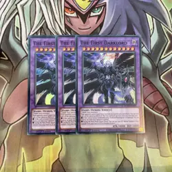 ROTD-EN040 x3 The First Darklord Super Rare Excellent Condition Yugioh - Image 1