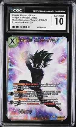 CGC 10 GEM 5 Card Lot BT10-105 EX12-02 BT3-033 BT2-062 DB2-133 Dragon Ball Super - Image 2