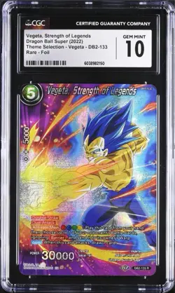 CGC 10 GEM 5 Card Lot BT10-105 EX12-02 BT3-033 BT2-062 DB2-133 Dragon Ball Super - Image 5
