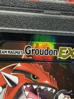 Pokemon TCG Team Magma's Groudon EX Holo Full Art Rare Card 15/34 Double Crisis - Image 3