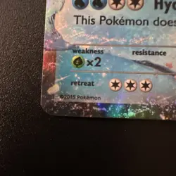 Pokemon Swampert EX XY55 Promo Holo Basic Card XY Set 2015 English - Image 5