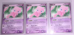 Pokemon TCG World Championships 2006 Mew ex 101/109 English Card Lot of 3 - Image 1