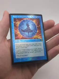 Force of Negation (Retro Frame) Modern Horizons Foil Etched MTG Light Play - Image 1
