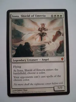 Iona, Shield of Emeria HP MTG Zendikar Magic the Gathering - Image 1