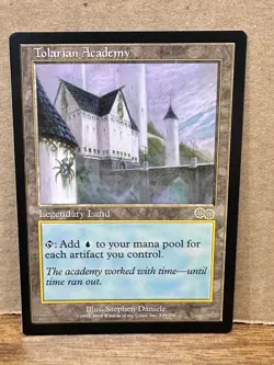 MTG - Magic the Gathering - Tolarian Academy - Urza's Saga - Unplayed NM - Image 1