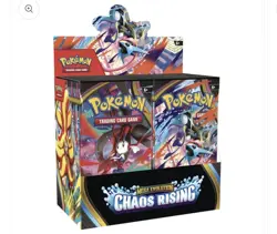 Pokemon TCG: Chaos Rising Boosters Box (36 Packs) - PREORDER CONFIRMED - PRESALE - Image 1