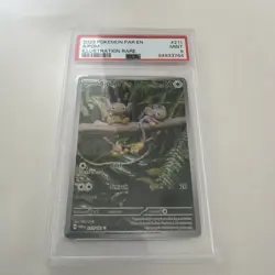 Pokemon TCG Aipom 211/182 Holo Illustration Rare Full Art Paradox Rift PSA 8 - Image 1